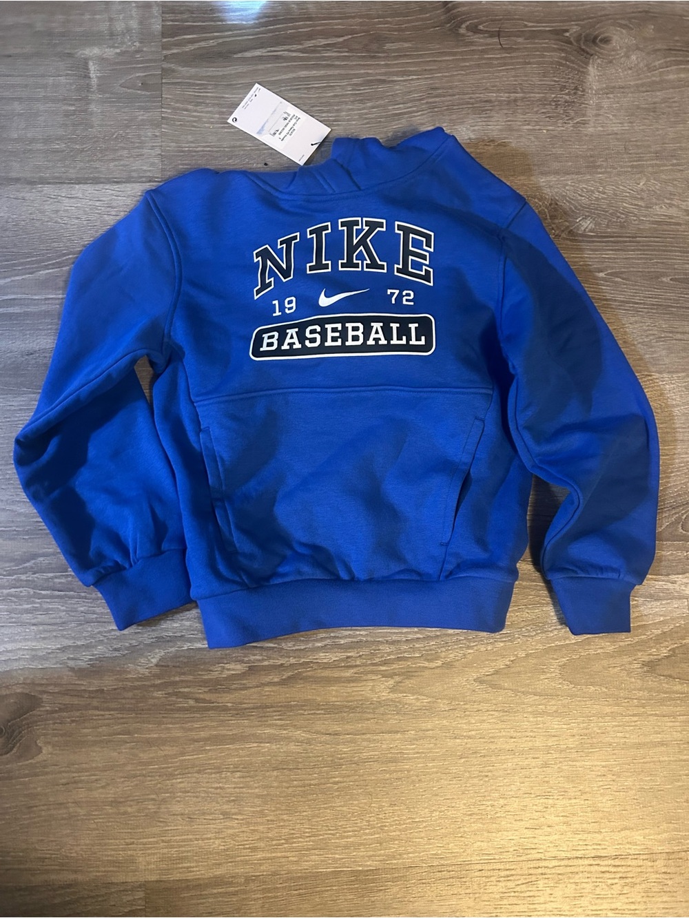 Nike Royal Blue Baseball Pullover Hoodie